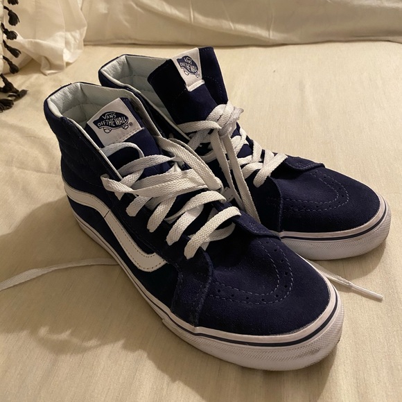 navy blue vans size 9